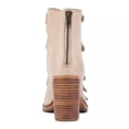 thumbnail image 5 of YDN Fashion Women's Open Peep Toe Sandal Boots High Chunky Block Heels Multiple Buckle Strao and Back Zipper Ankle Booties Dressy Casual Cutout Shoes Size 5 Beige, 5 of 5