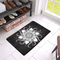 thumbnail image 3 of MKHERT Trippy Nautical Mandala with Octopus Tentacles and Floral Elements Doormat Rug Home Decor Floor Mat Bath Mat 23.6x15.7 inch, 3 of 3