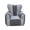 Gray, variant on Leumius Bean Bag Chair,Comfy Teddy Beanbag Chair with a Color-Block and Heart-Shaped Backrest,Large Reading Chair for Living Room, Bedroom, ApartmentWhite Green