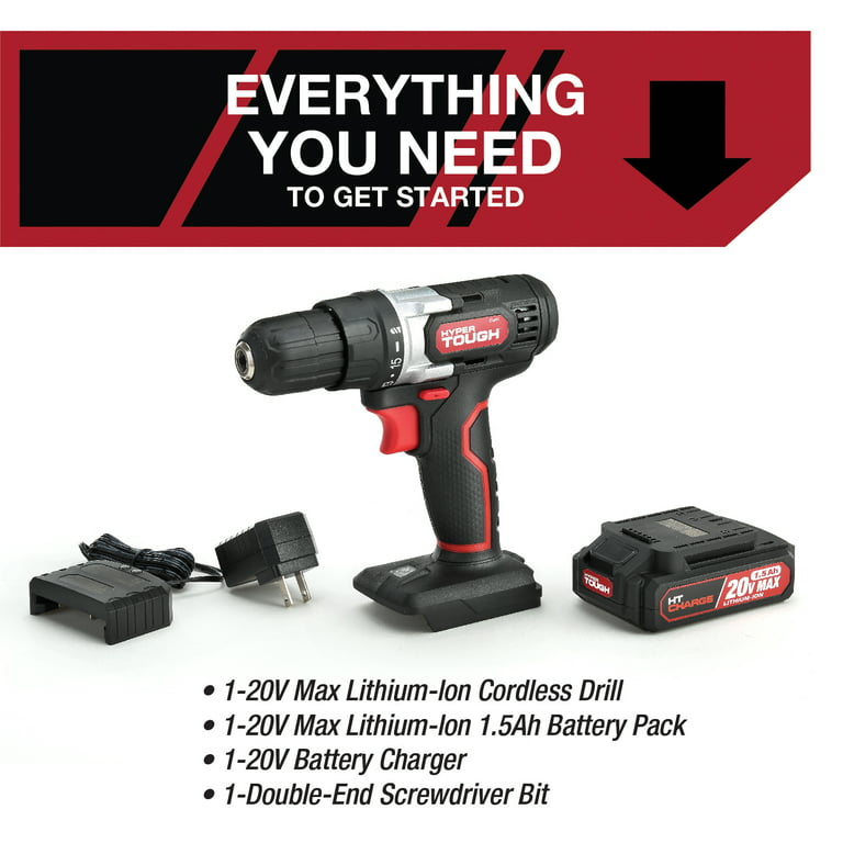 12-Volt NiCd Cordless 3/8 in. Drill with Soft Grips with Battery 1.5Ah and  Charger