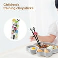 thumbnail image 3 of Reusable Chopstick Training Sticks - for 1-2 Practice Chopsticks, Durable Food-Grade Training Tool, Easy-to-Use Cooking Utensil for Beginners, Essential Kitchen Skill-Building Gadget, 2*6.1in, B, 3 of 5