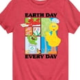 thumbnail image 3 of Sesame Street - Earth Day Every Day - Toddler and Youth Short Sleeve Graphic T-Shirt, 3 of 5