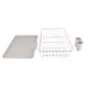 thumbnail image 1 of Estante de almacenamiento de platos ANGGREK escurridor utensilios de cocina metal color como se muestra en la imagen 48 x 30 x 11 cm, 1 of 8