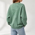 thumbnail image 7 of Hurxie Womens Acid Washed Cotton Crewneck Sweatshirt Long Sleeve Pullover Vintage Casual Y2K Streetwear Sweatshirts, 7 of 7