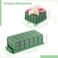 thumbnail image 5 of 4Pcs Floral Foam Blocks Cage, Suction Cup Floral Holder Sponge, Floral Craft Wet Foam for Home Garden Door Tabletop Florist Wedding Decor Flower Arrangement, 5 of 6