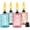 Multicolor, variant on Glass Table Top Torches, 4 Pack Citronella Torches for Outside, 12oz Flame Light Torch,Refillable, Wick and Cap Included, Landscape Lanterns Torches for Garden Yard Patio Party Decor (Pink)
