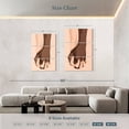thumbnail image 4 of Elephant Stock Interracial Couples Wall Art - Vertical Multi Panel Canvas - Living Room Wall Decor - Love Multi Panel - Beige And Brown Decor - 42" x 65", 4 of 8