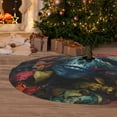 thumbnail image 6 of Sikiie Butterfly Flower Skull A 30-48 inches {designName} Print Christmas Tree Skirt Snowman Xmas Tree Skirt with Edge Christmas Decorations for Holiday Party48", 6 of 7