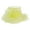 Yellow, variant on Chic Headwear Medium Lace Organza Hat w/ Two Roses - Black