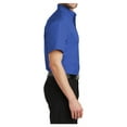 thumbnail image 3 of Yellow Rooster Men's Short Sleeve Twill Shirt Faded Blue 4XL, 3 of 6