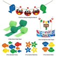 thumbnail image 2 of Yaaaaasss! The Big One Birthday Party Decoration Favor Set,Baby First Birthday Banner Fishing Cake Topper Green Crepe Paper Streamers Backdrop Ideas Supplies, 2 of 3