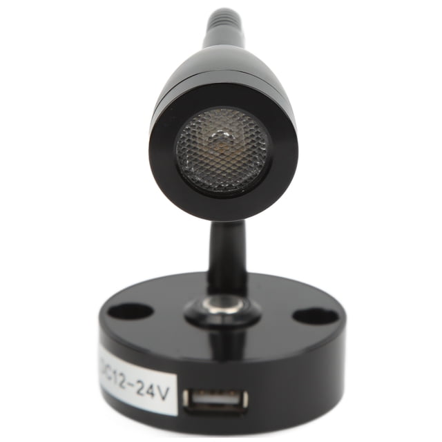Lámpara de lectura flexible para RV BuyWeek Luz de lectura LED 12-24 V 3 W