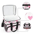 thumbnail image 6 of FORMRS Insulated Cooler Bag 24 Cans Capacity Soft Leakproof Lunch Box with Side Pockets, Geometric Love, 6 of 7