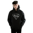 thumbnail image 2 of DC Comics Mens Superman Marble Logo Hoodie, 2 of 5
