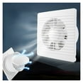 thumbnail image 3 of 4/6/8 Inch Silent Exhaust Fan Ventilation Vents Vents Fan Range Hood Extractor Fan Ventilator Bathroom Kitchen Toilet ,Powerful and Efficient, 3 of 7