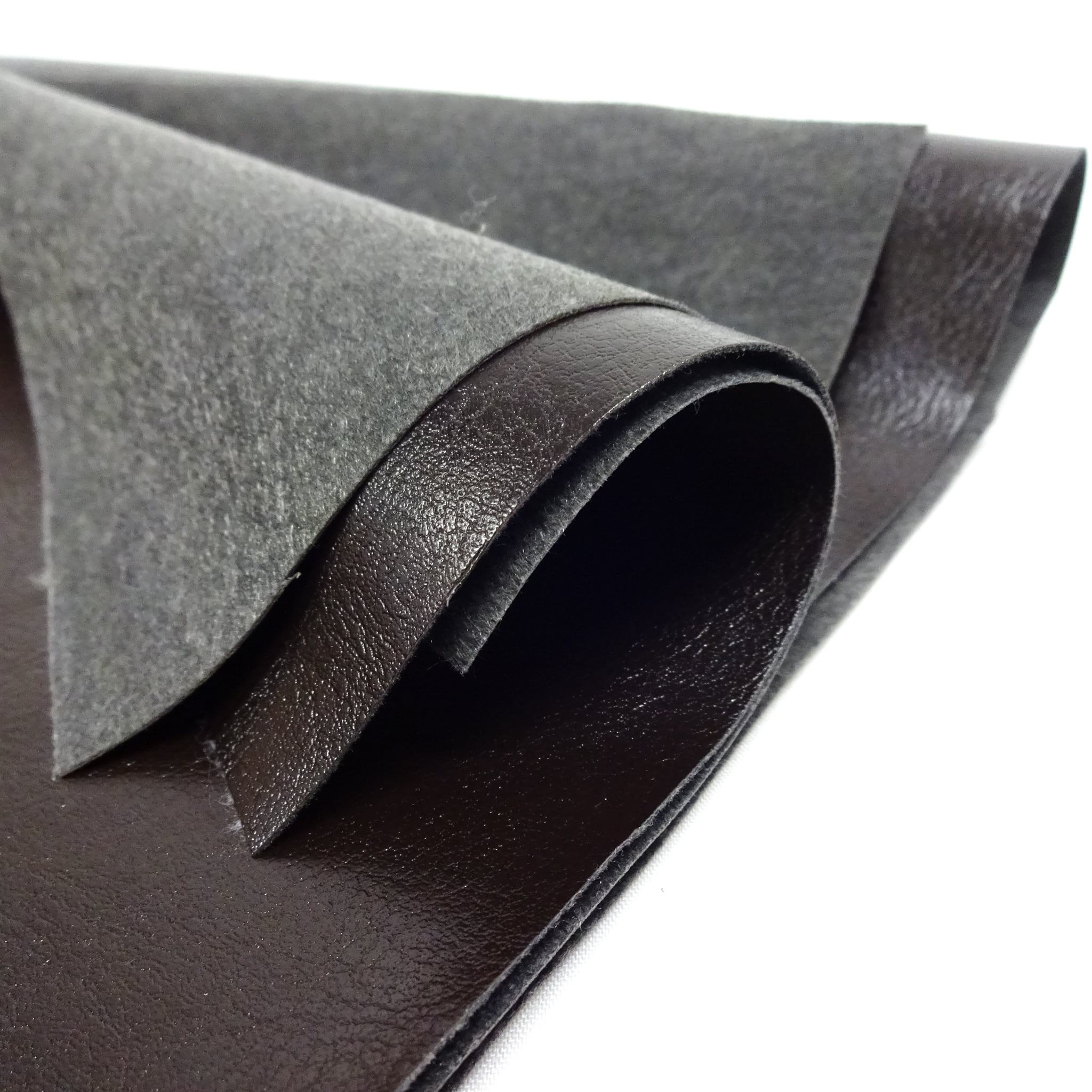 Waverly Inspirations By-the-Yard Solid Faux Leather Fabric, Brown, 60” Wide for Crafts & DIY Projects