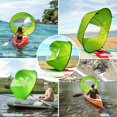 thumbnail image 2 of Vela de popa, vela de viento para kayak, velas de popa para canoa, remo plegable, kit de vela instantánea, vela para bote de remos con ventana transparente, accesorios para kayak y canoa, 2 of 4