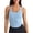 Blue, variant on Women's Sports Running Fitness Yoga Solid Tank Top 5x Womens Tops Fitted Too Apparel T Shirt plus Top Dress Shirt Push up Top Sleeveless Undershirts Women Bra Athletic Top for Women Blouse