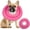 Rose Red, variant on BURIBURI Dog Recovery Collar, Waterproof Soft Dog Cone After Surgery, Comfy Protective Elizabethan Collar Alternative for Dogs Cats, Adjustable Pet Neck Donut Cone Anti-Licking Biting Wounds,Pink,S