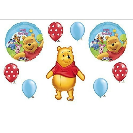 Winnie The Pooh Birthday Party Balloons Decorations Supplies By