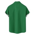 thumbnail image 6 of COSFO Short Sleeve Button Down Shirt Men St Patricks Day Summer Tops Lightweight Collared Relaxed Fit Mens Shirts Casual Stylish, 6 of 6
