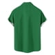 thumbnail image 5 of Ceisia Men's Summer Casual Loose Fit Short Sleeve Turndown Collar Shirt Green Black Stripe Bowling Print 4-Way Stretch Fabric Purple XXXL Gifts, 5 of 6