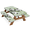 Multicolor 4, variant on ADECORIVY Palm Leaves Picnic Table Cover with Bench Covers, Waterproof Tropical Floral Outdoor Camping Tablecloth, Windproof Elastic Fitted Table Cover, 72 Inch 3PCS