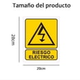 thumbnail image 2 of Pegatina autoadhesiva de PVC para señales de advertencia de peligro eléctrico, 2 of 2