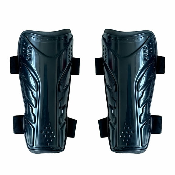 BESTSKY Youth Kids Football Shin Guards - 1 Pair - Thickened Soft Padded - Adjustable Double Elastic Straps - Prevent Injuries - Soccer Sports Protective Equipment