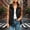 Black women's sleeveless vest a1, variant on Tusihei Women's Sleeveless Button Up Vest Casual Open Front Solid Basic Jacket with Pockets Lightweight Summer Layering Outwear Street Fashion, Brown S