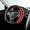 Red, variant on Steering Wheel Cover,Memory Foam Car Steering Wheel Cover,14.5-15inch Anti-Slip Safety Comfortable Desgin, Universal Accessory for Diverse Cars, Truck,SUV (Black & Red)