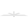 thumbnail image 4 of 96"W x 16"H x 4"D x 4"F, 4/12 Pitch, Kennewick Architectural Grade PVC Gable Bracket, 4 of 8