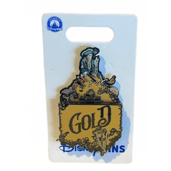 Disney Parks All the Glitters Be Not Gold Pirates of Caribbean Pin New With Card