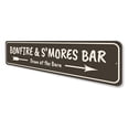 thumbnail image 4 of Bonfire Novelty Sign, Metal Wall Decor - 4x18 inches, 4 of 4