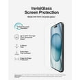 thumbnail image 4 of Belkin ScreenForce InvisiGlass Treated Screen Protector for iPhone 16, iPhone 15, & iPhone 14 Pro, Scratch-Resistant Impact Protection w/ Included Easy Align Tray for Bubble Free Application, 4 of 8