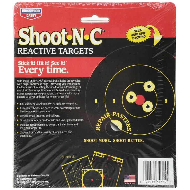 Birchwood Casey Shoot-N-C Targets: Bull's-Eye - Walmart.com