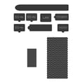 thumbnail image 2 of Cubiertas de red para consola de juegos tapones de máquina de juego a prueba de polvo protectores de silicona Kit de repuesto para Xbox Series X 10 unids/set sidaley EL004862-00B, 2 of 2