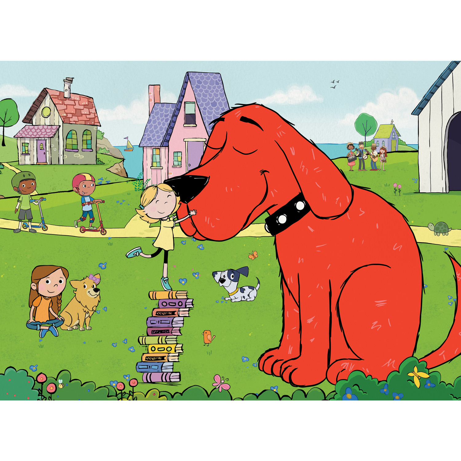MasterPieces 60 Piece Jigsaw Puzzle - Clifford Day at the Park - 19"x14"