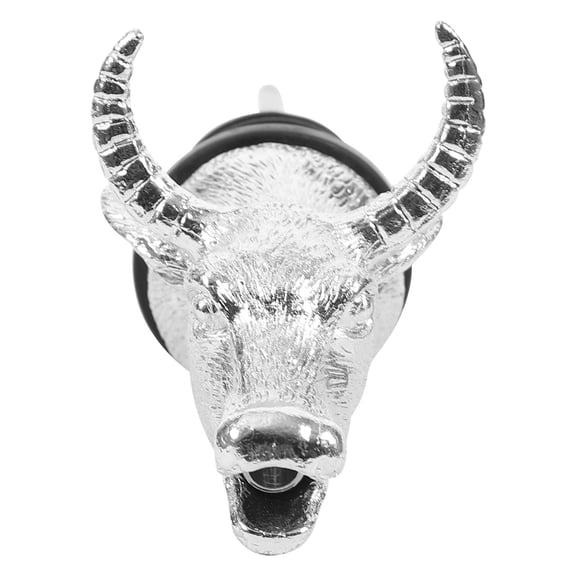 COSMOBETTY Creative Animals Head Wine Pourer Aerator with Zinc Alloy and for Home Use Silver 1 Piece