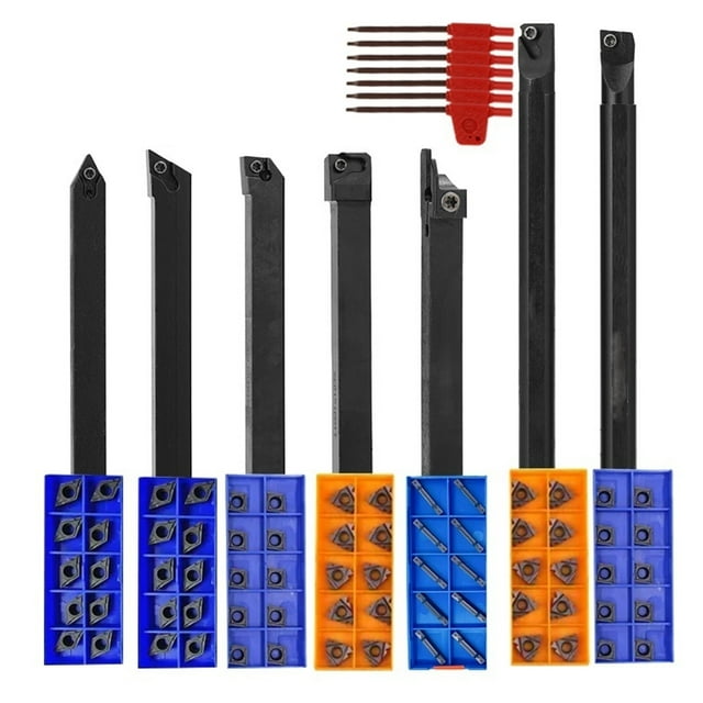 Support d'Outil de Fraisage Haute Dureté, Efficacité de Coupe Rapide, Arbre de Tour avec Insert et Clé, Support d'Outil de Tour