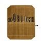 thumbnail image 3 of Bolsa enrollable para almacenamiento de cuchillos de chef, bolsa de herramientas de cocina profesional de lona encerada, estuche de almacenamiento para cuchillos con 7 bolsillos, perfecto para viajar,, 3 of 5