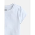 thumbnail image 2 of Wonder Nation Girls Kid Tough Tee with Short Sleeves, Sizes 4-18 & Plus, 2 of 3