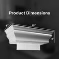 thumbnail image 6 of HealthyShelf Fashion Gray Multifold Paper Towel Dispenser - Wall Mounted Shelf - Healthy Shelf, 6 of 6