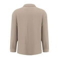 thumbnail image 4 of TTUHYWXI Womens Button Down Shirts Cotton Dress Shirt Long Sleeve Oversized Boyfriend Solid Tunic Tops with Pockets (Khaki, XL), 4 of 6