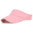 thumbnail image 3 of Sombreros de Sol de algodón para hombre y mujer, visera ajustable, protección UV, parte superior vacía, sólido, deporte, tenis, Golf, correr, protector solar, gorra de béisbol, 3 of 4