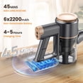 thumbnail image 4 of YOMA Cordless Stick Vacuum Cleaner Lightweight Powerful Handheld Vacuum for Home Hard Floor Carpet Pet Hair, 4 of 12