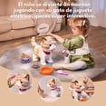 thumbnail image 4 of Gato Robot De Peluche Juguete Maulla Movimiento Realista Gato Beige., 4 of 9