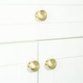thumbnail image 3 of Grandeur Fift-Brass-Knob Fifth Avenue 1-3/8” Solid Brass Mushroom Luxury Cabinet Knob /, 3 of 7