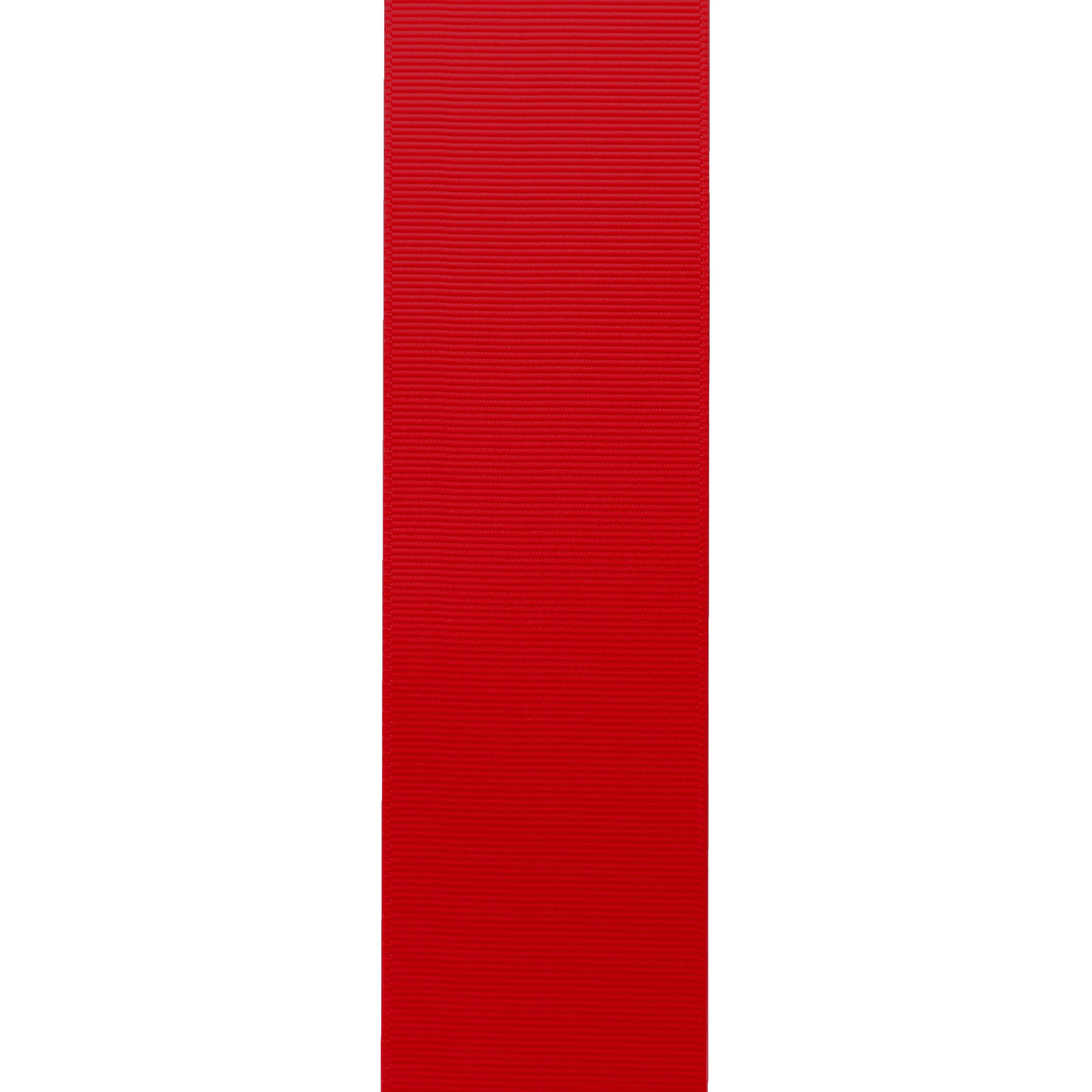 Polyester Red Grosgrain Ribbon, 150' x 1.5" by Gwen Studios