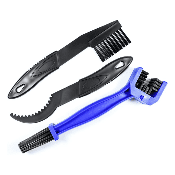 3 Pcs Chain Cleaning Brush,Fit for Mountain Bike, Road Bike, BMX,Bike or Motorcycle Chain Washer,Bike Chain Cleaner, Bicycle Cleaning Kit, Bicycle Cleaning Brush Tool